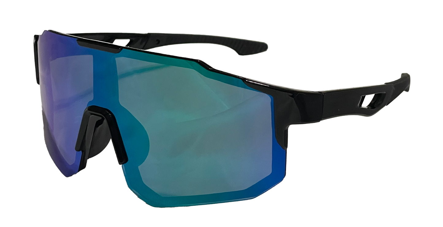 One Piece Blue/Green Shield Sport