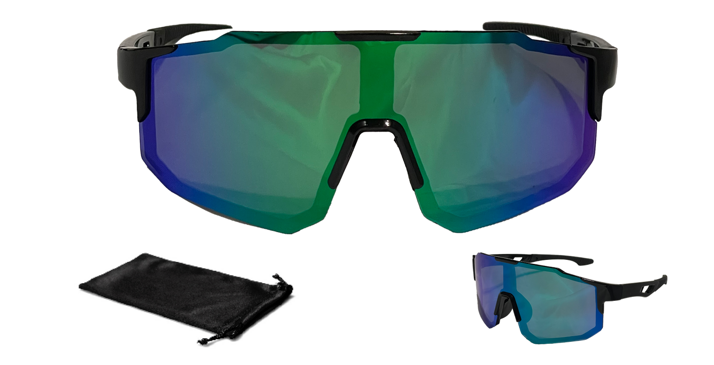 One Piece Blue/Green Shield Sport
