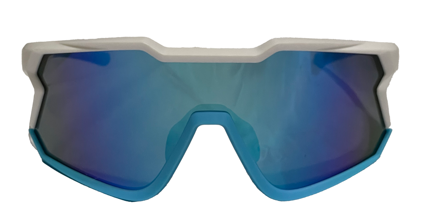 White/Light Blue Shield Sport
