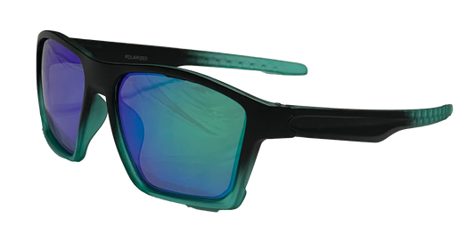 Aqua Black Squares