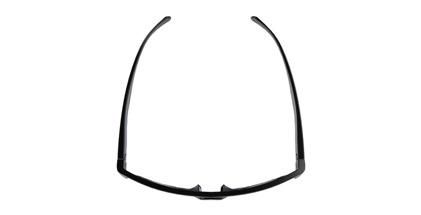 Polarized One Piece Shield w/ Blue Gradient Lens