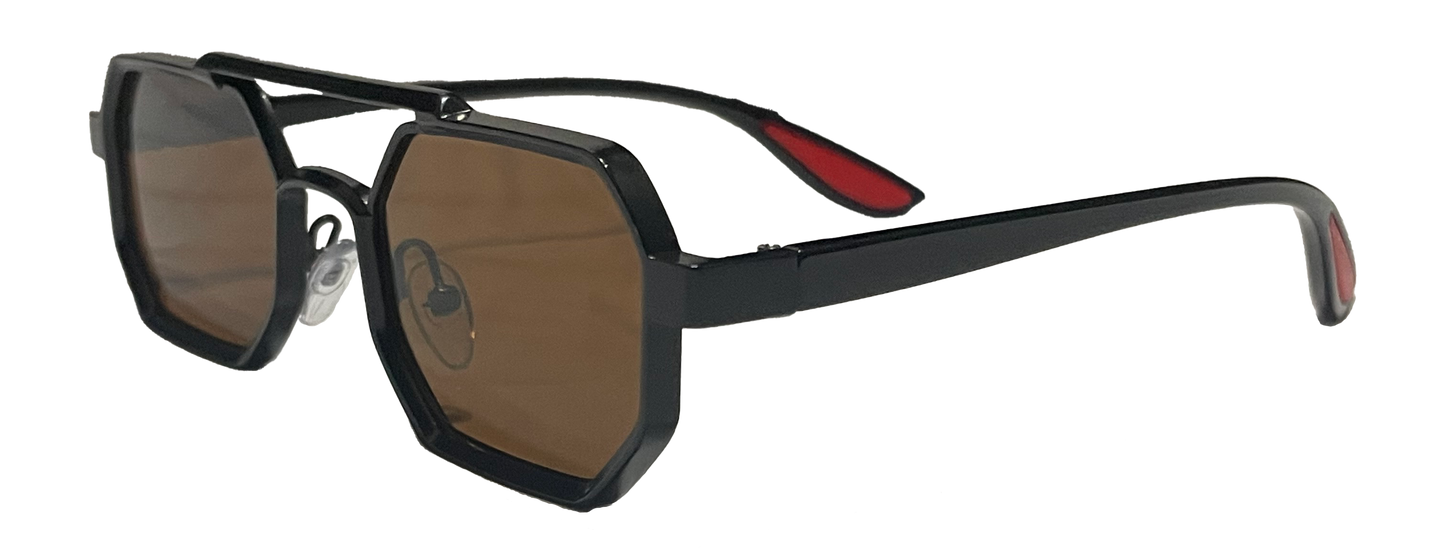 Black N Red Octagons