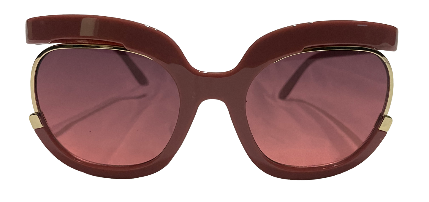 Pink Gold Owl