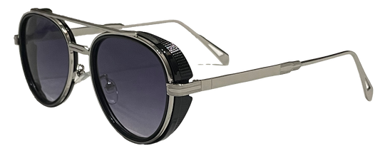 Silver Goggle Aviators